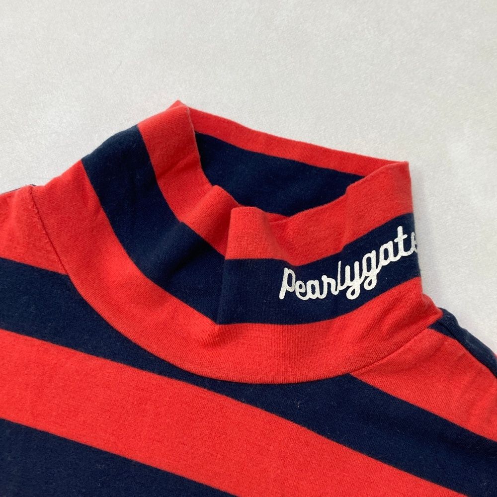サイズ：2 PEARLY GATES パーリーゲイツ ハイネック長袖Tシャツ