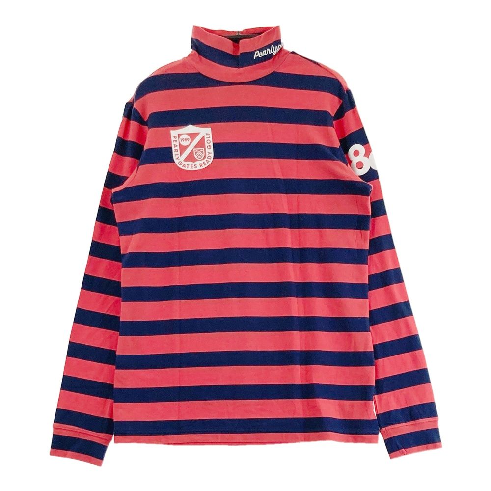 サイズ：2 PEARLY GATES パーリーゲイツ ハイネック長袖Tシャツ