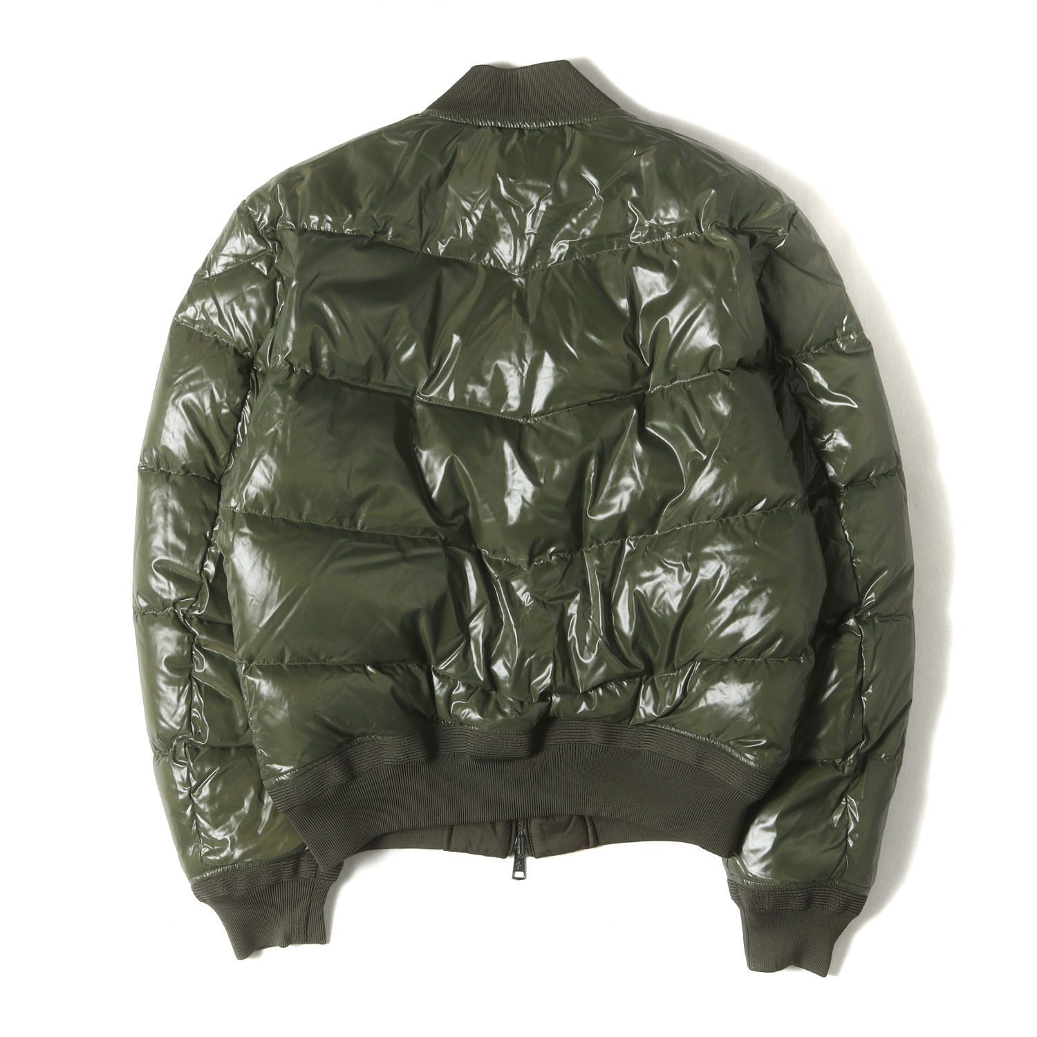 美品 モンクレール ブルゾン サイズ2 MONCLER モンクレール ジャケット カーキ サイズ:2 | リバーシブル