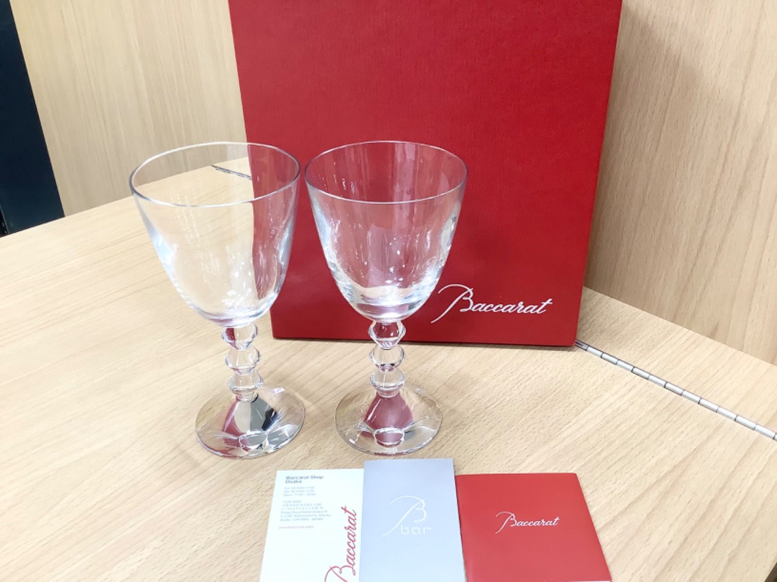 G 1514箱ありバカラ ベガ ワイングラスペアセット グラス