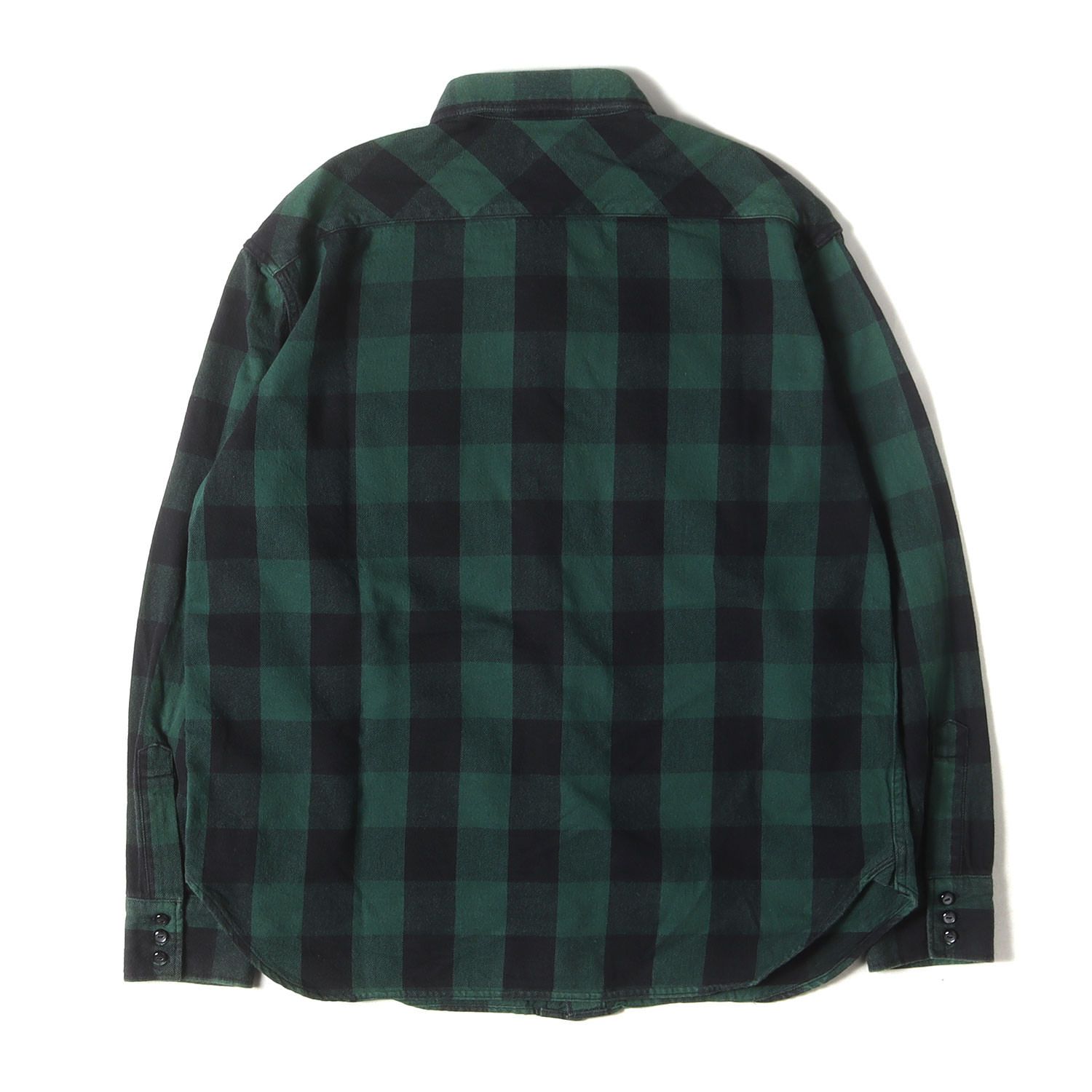 Ron Herman ロンハーマン シャツ グリーン ブラック サイズ:M