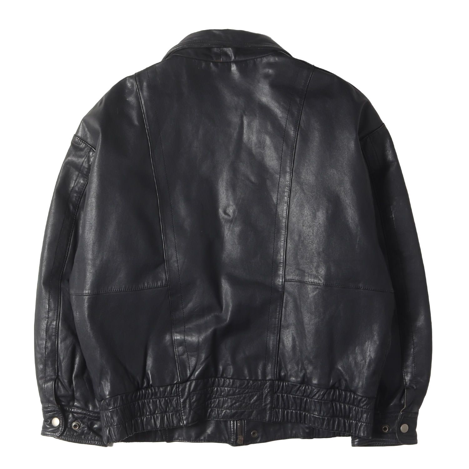 90s - 00s ヴィンテージ古着 | 90s レザー 中綿 フルジップ ジャケット