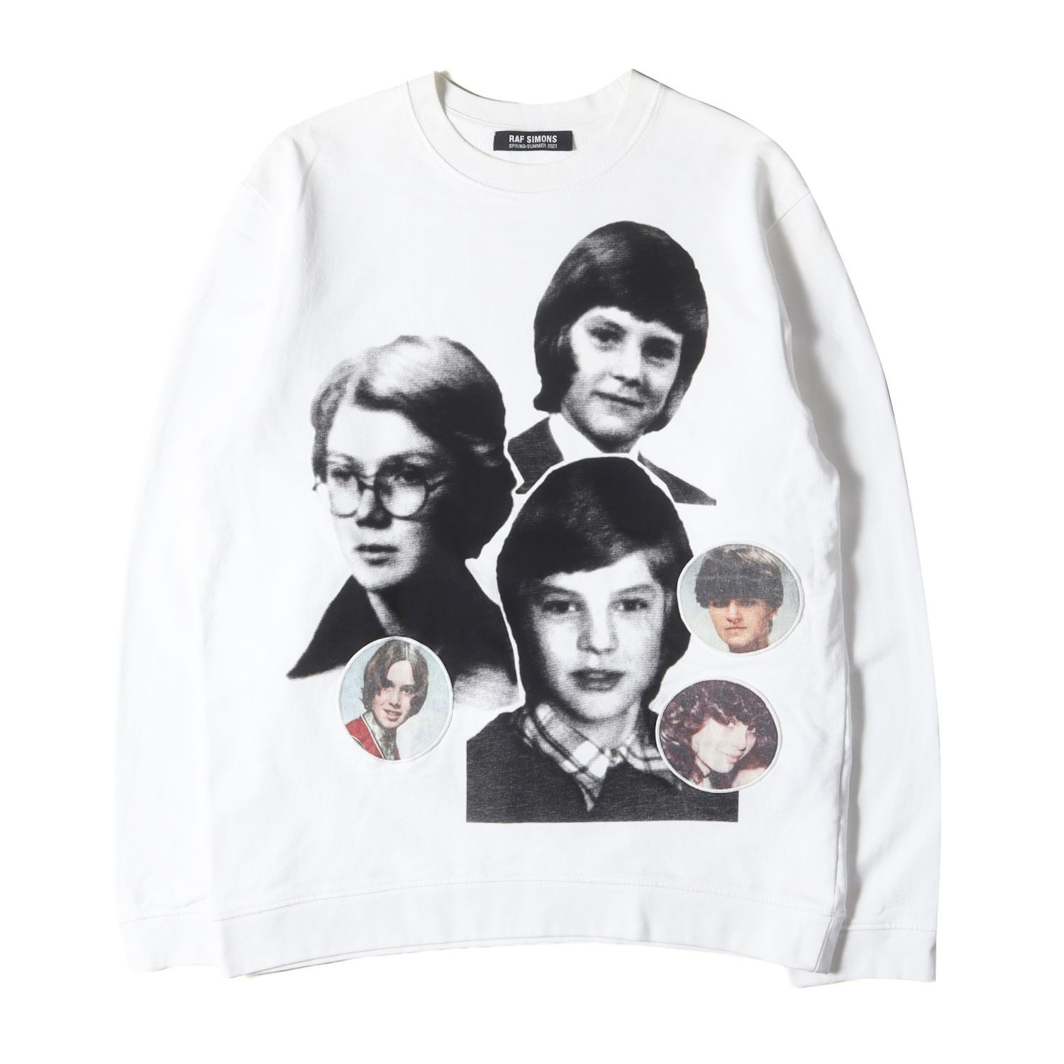 RAF SIMONS ラフシモンズ スウェット ホワイト 白 サイズ:M | 21SS 
