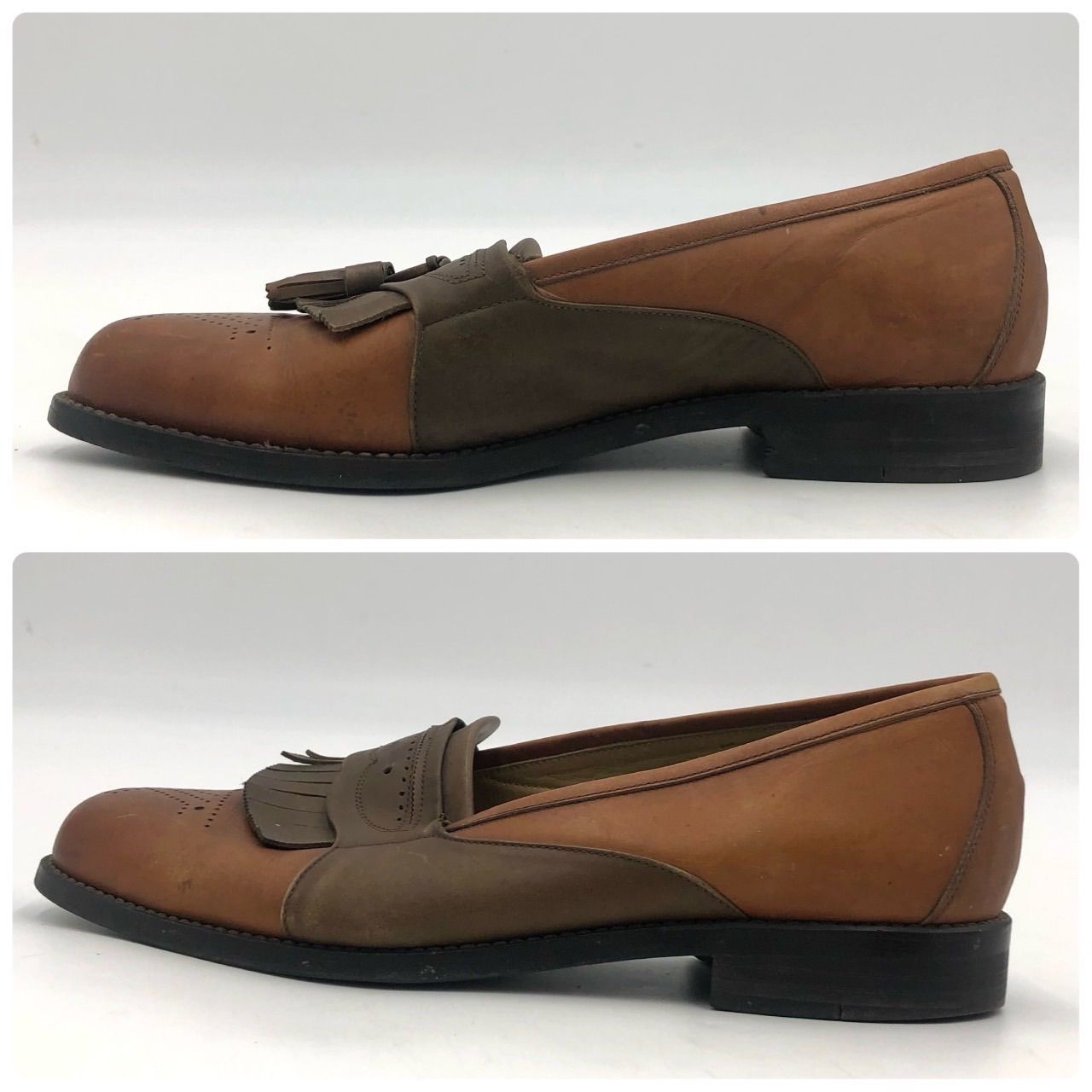 イヴ・サンローラン ローファー 25.5cm 茶色 タッセル YSL - メルカリ