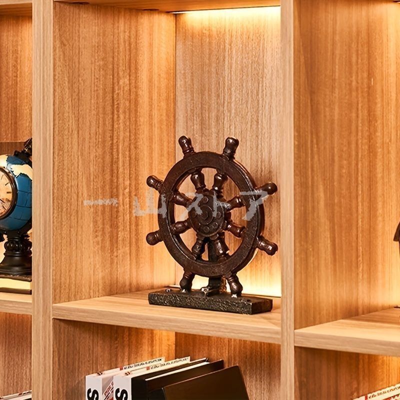 オブジェ 舵 ヴィンテージ調 おしゃれ かわいい インテリア 置物