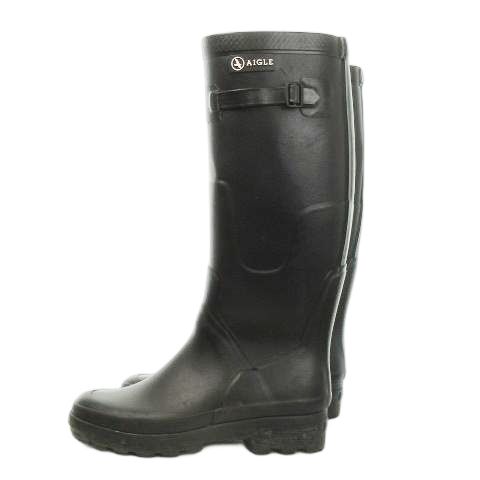エーグル AIGLE ラバーブーツ レインブーツ 長靴 ロゴ ベルトデザイン