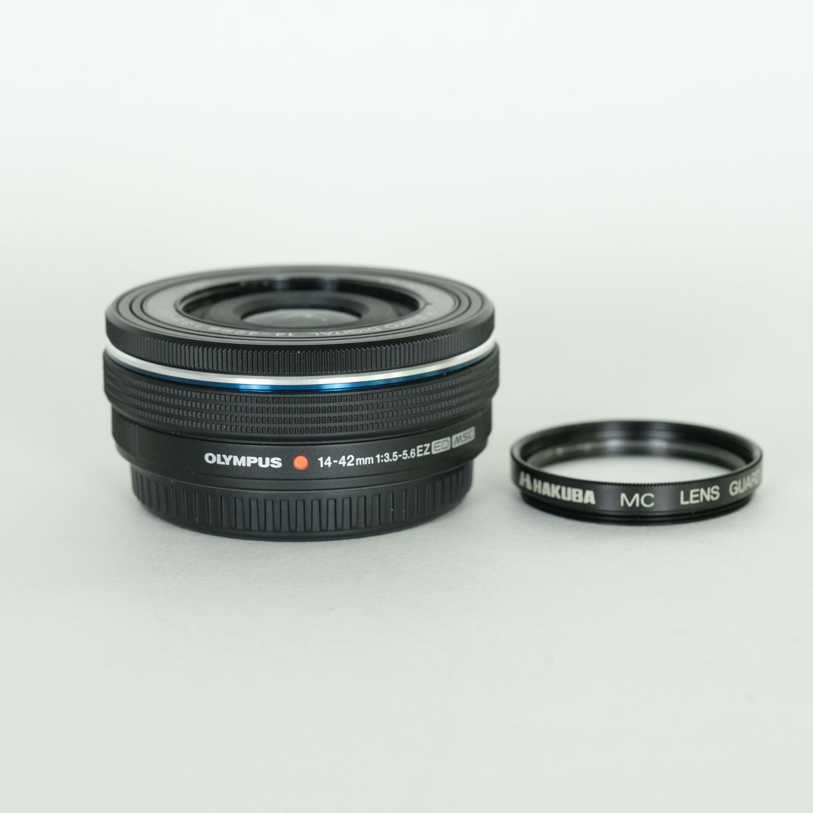 フィルター付 OLYMPUS M ZUIKO DIGITAL ED 14 42 mm F 3 5 6 EZ ブラック マイクロフォーサーズマウント