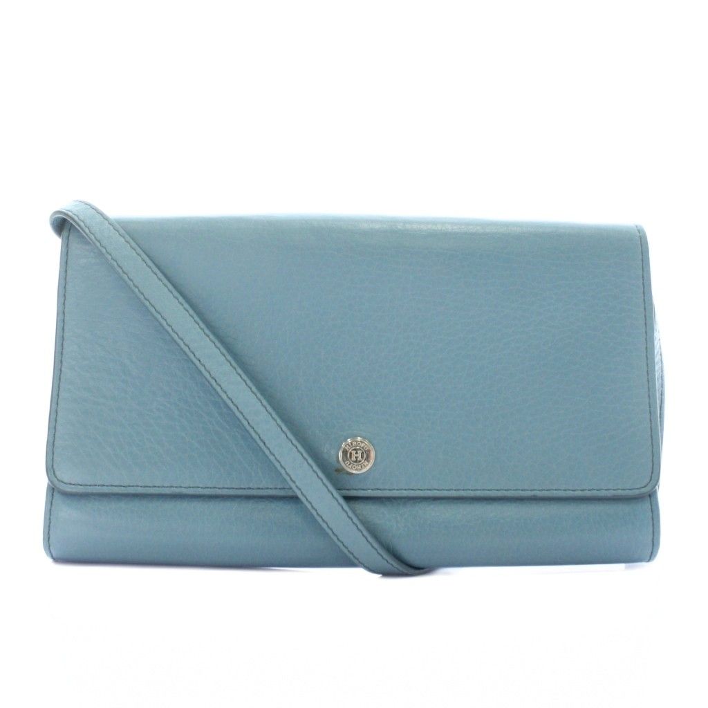 ヒロフ HIROFU ウォレットショルダーバッグ クラッチバッグ 2WAY