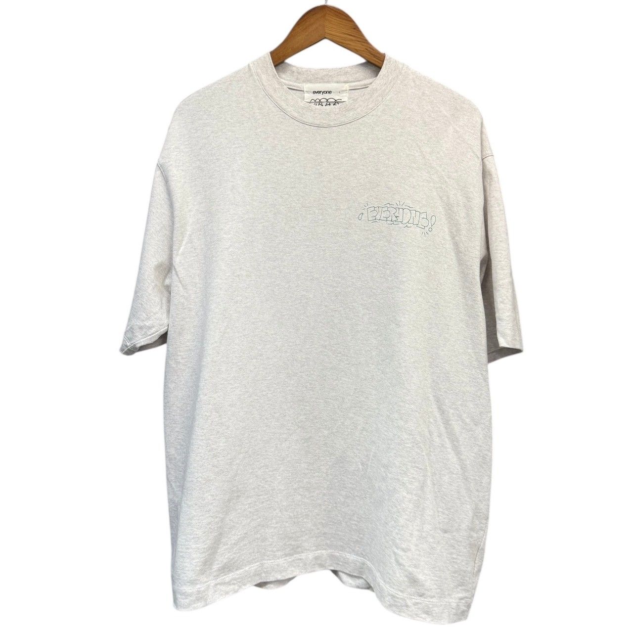 everyone エブリワン 23SS J.30000 グラフィティデザインTシャツ EV
