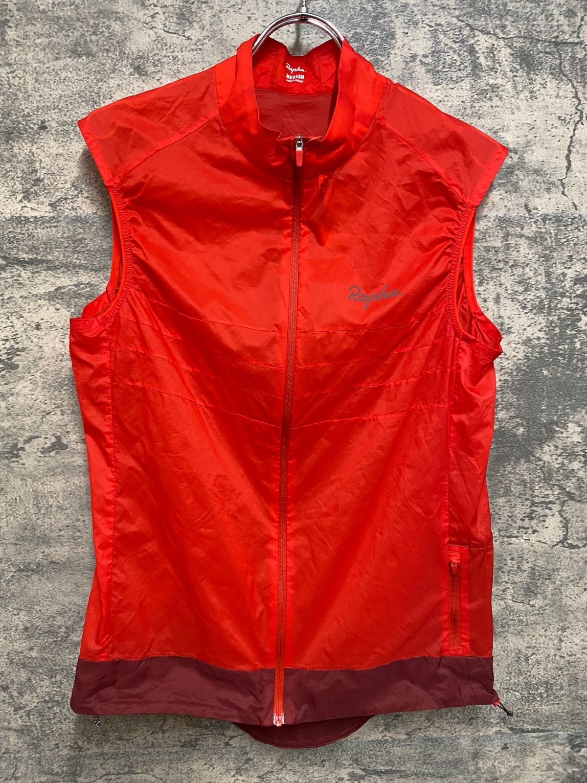 JQ 363 ラファ Rapha EXPLORE LIGHTWEIGHT GILET ジレ サイクルベスト 赤 M
