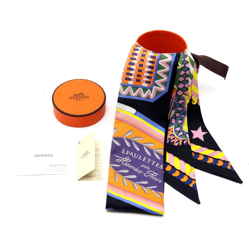 楠本質店/元住吉】エルメス/HERMES ツイリー スカーフ エポレットドゥ