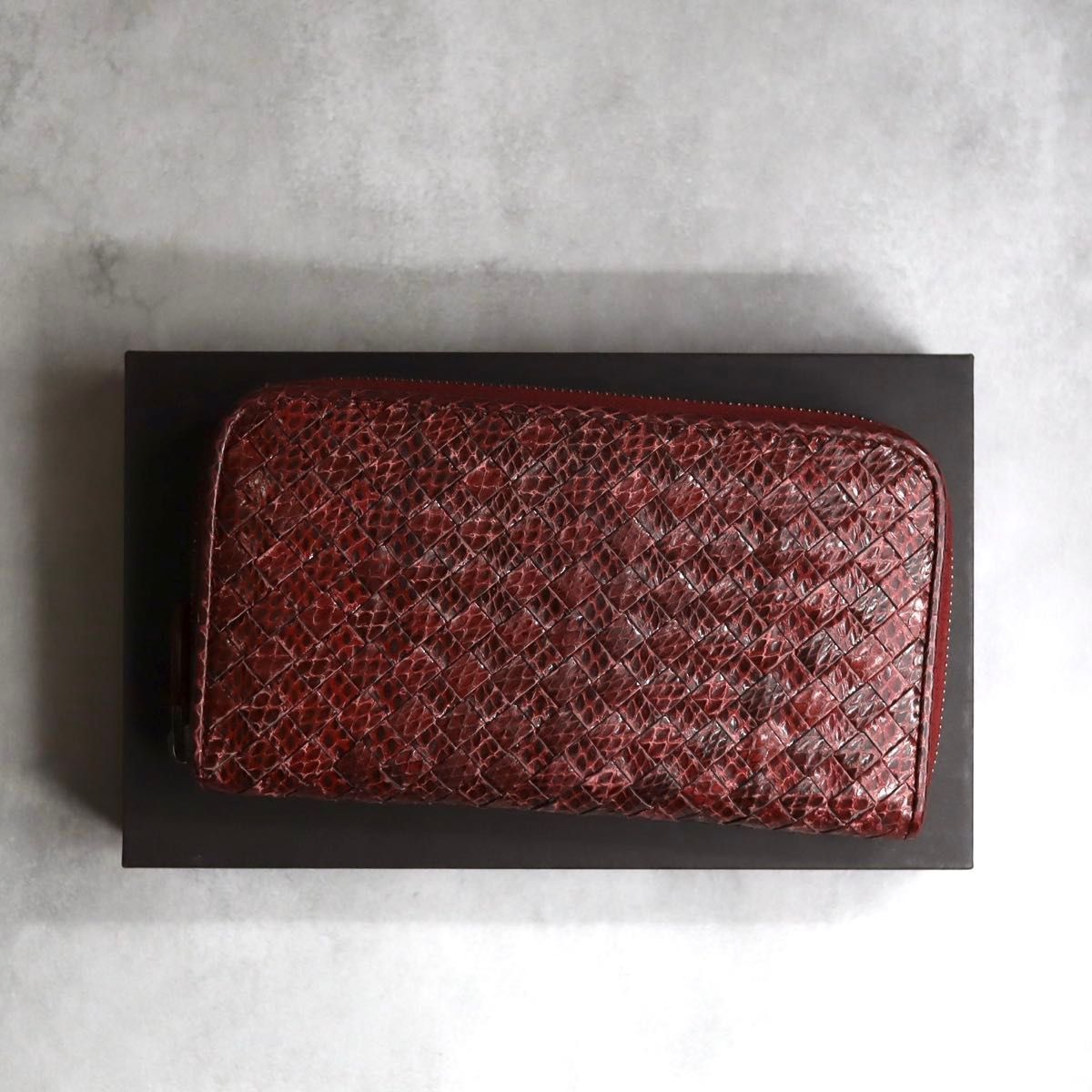 付属品完備】 BOTTEGA VENETA ボッテガヴェネタ / パイソンイントレ
