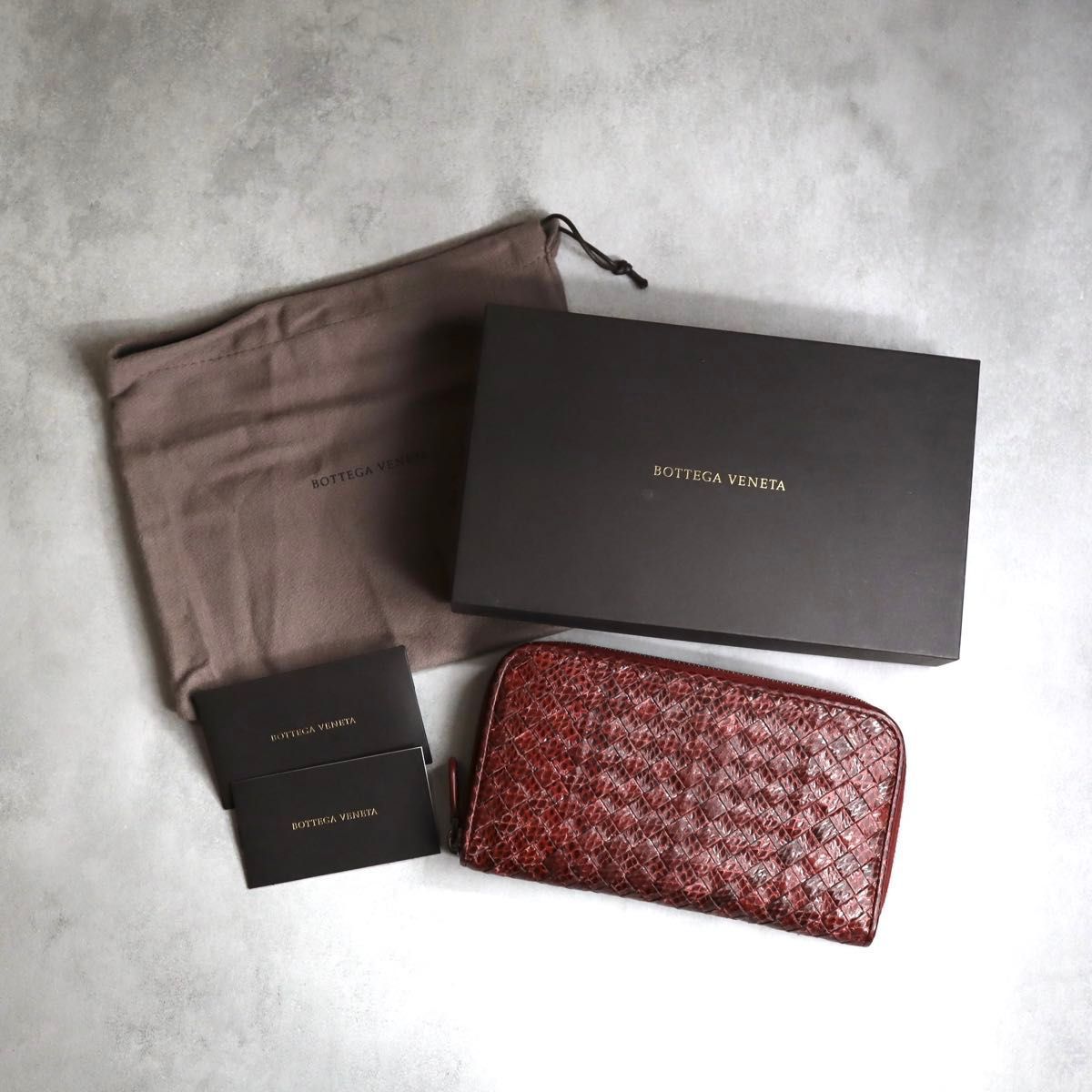 付属品完備】 BOTTEGA VENETA ボッテガヴェネタ / パイソンイントレ