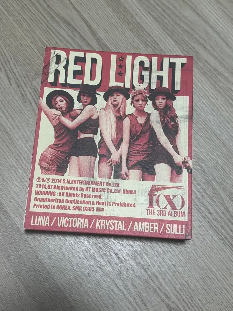 f(x) Red Light アルバム + トレカ f(x) RED LIGHT f(x : ABO公式WEB
