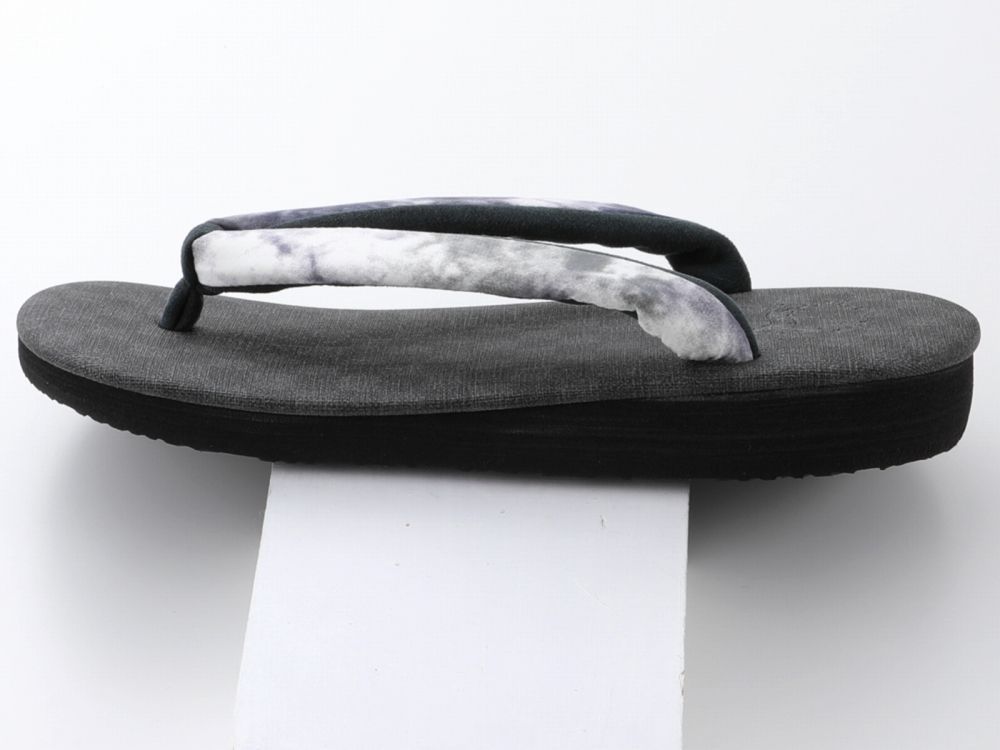  紳士用 菱屋謹製 カレンブロッソ ソフト鼻緒 メンズ カフェ草履 Ｍサイズ ダークグレー st 118 １８ 草履 和装履物