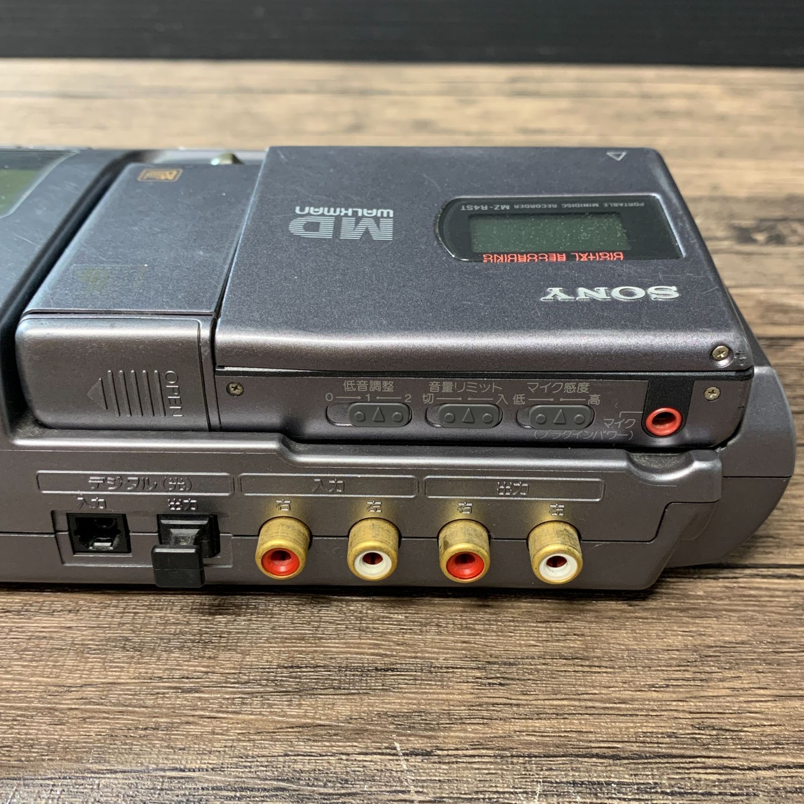 むつ46-120216】SONY ポータブルミニディスクレコーダー MZ-R4ST