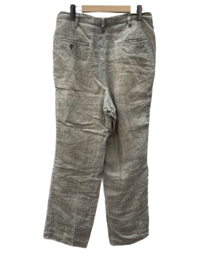 ヨウジヤマモト Yohji Yamamoto POUR HOMME 2TUCK LINEN PANTS リネン