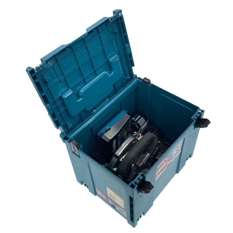 比較的 makita マキタ 165 mm 40 Vmax 充電式マルノコ 黒 ブラック バッテリー 2.5 Ah 充電器 ケース付111790