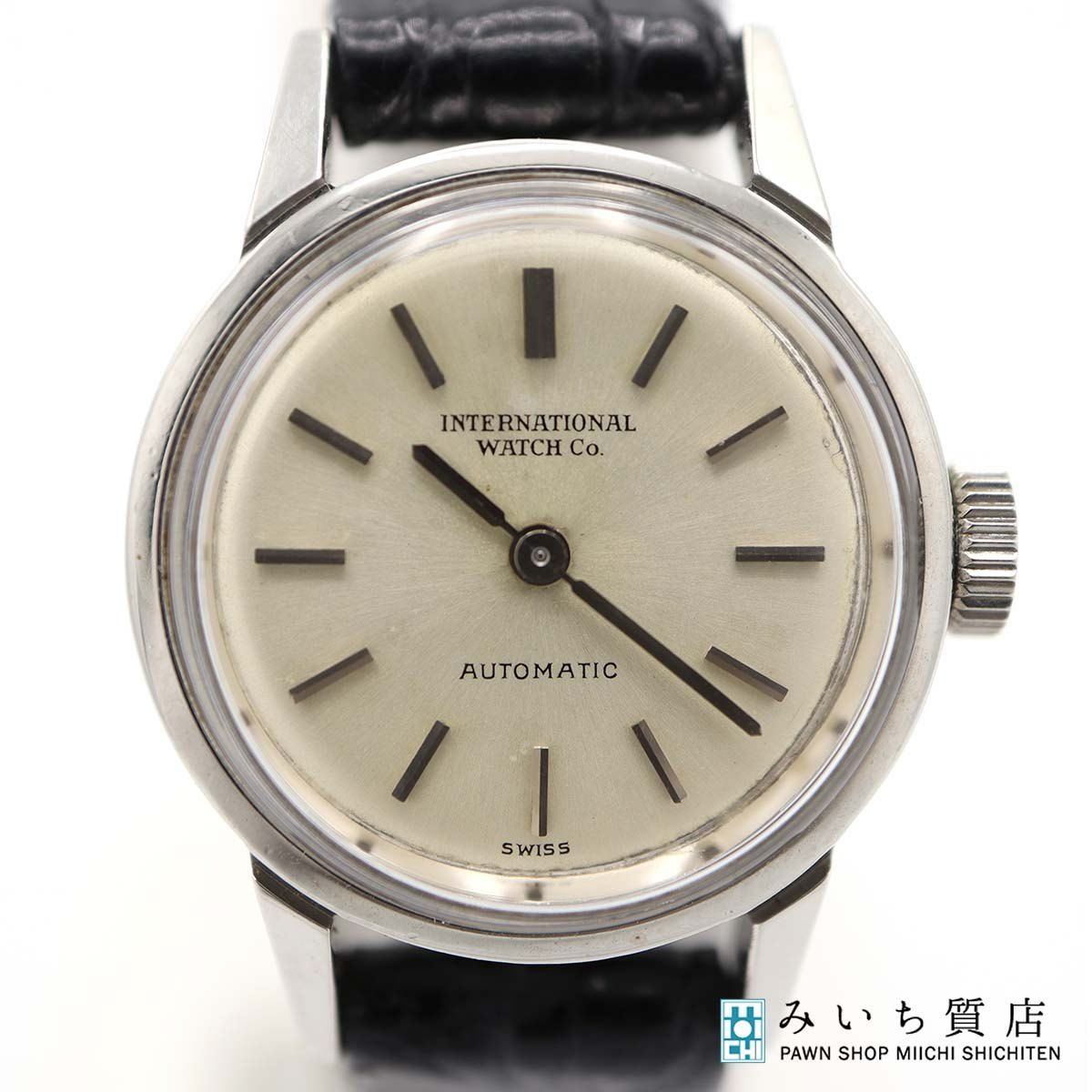 稼働 腕時計 IWC インターナショナルウォッチカンパニー レディース 自動巻き 2226 箱有 ベルト社外品 H 3812