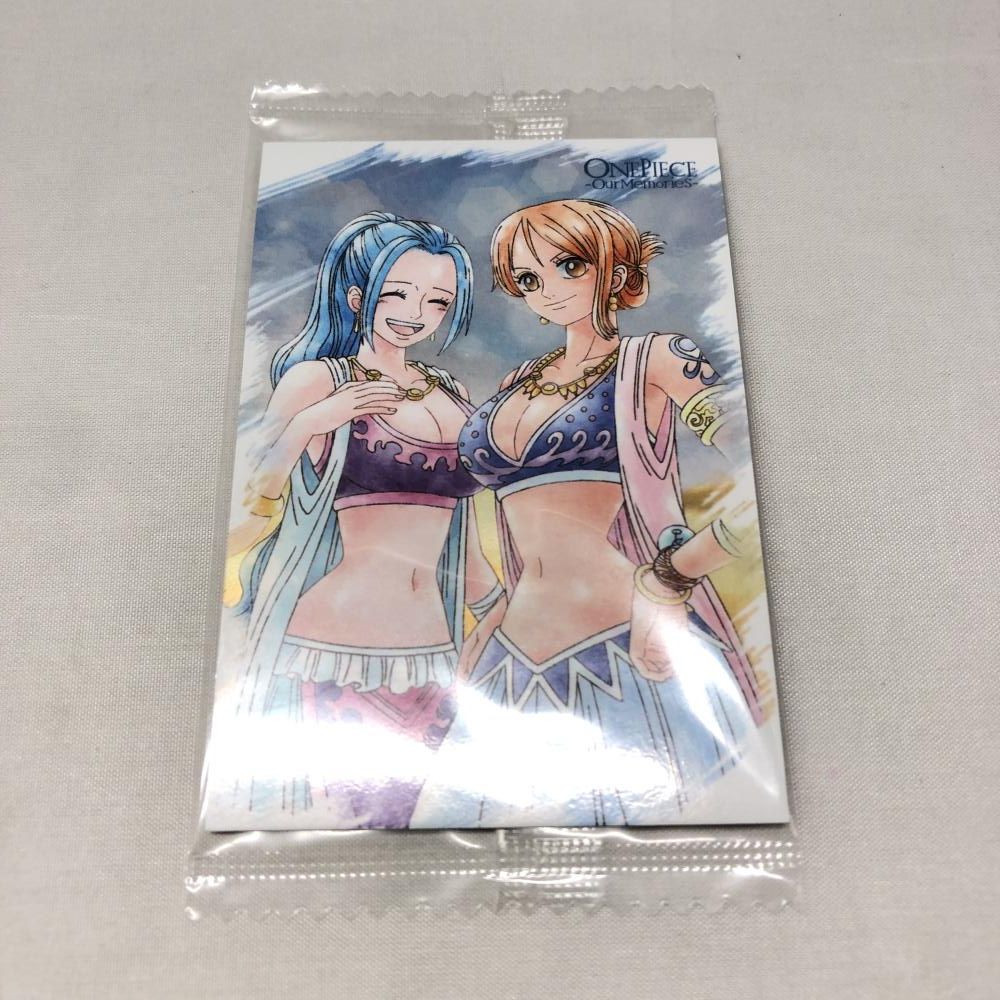 中古】バンダイ No.7：ナミ＆ビビ ワンピースウエハース Our Memories