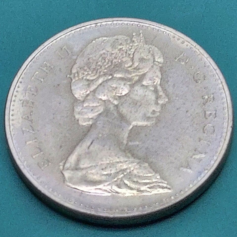 カナダ 5セントコイン 建国100周年 1967年 イースタンラビットデザイン