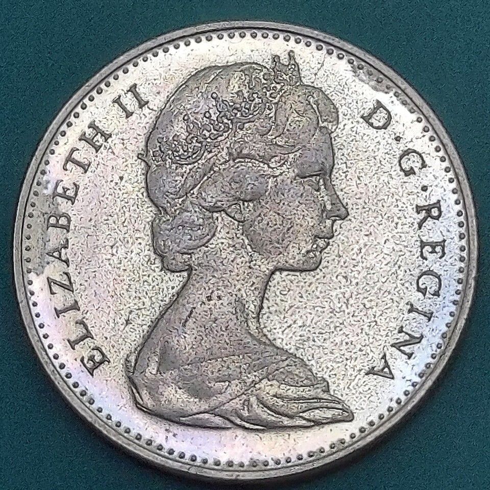 カナダ 5セントコイン 建国100周年 1967年 イースタンラビットデザイン