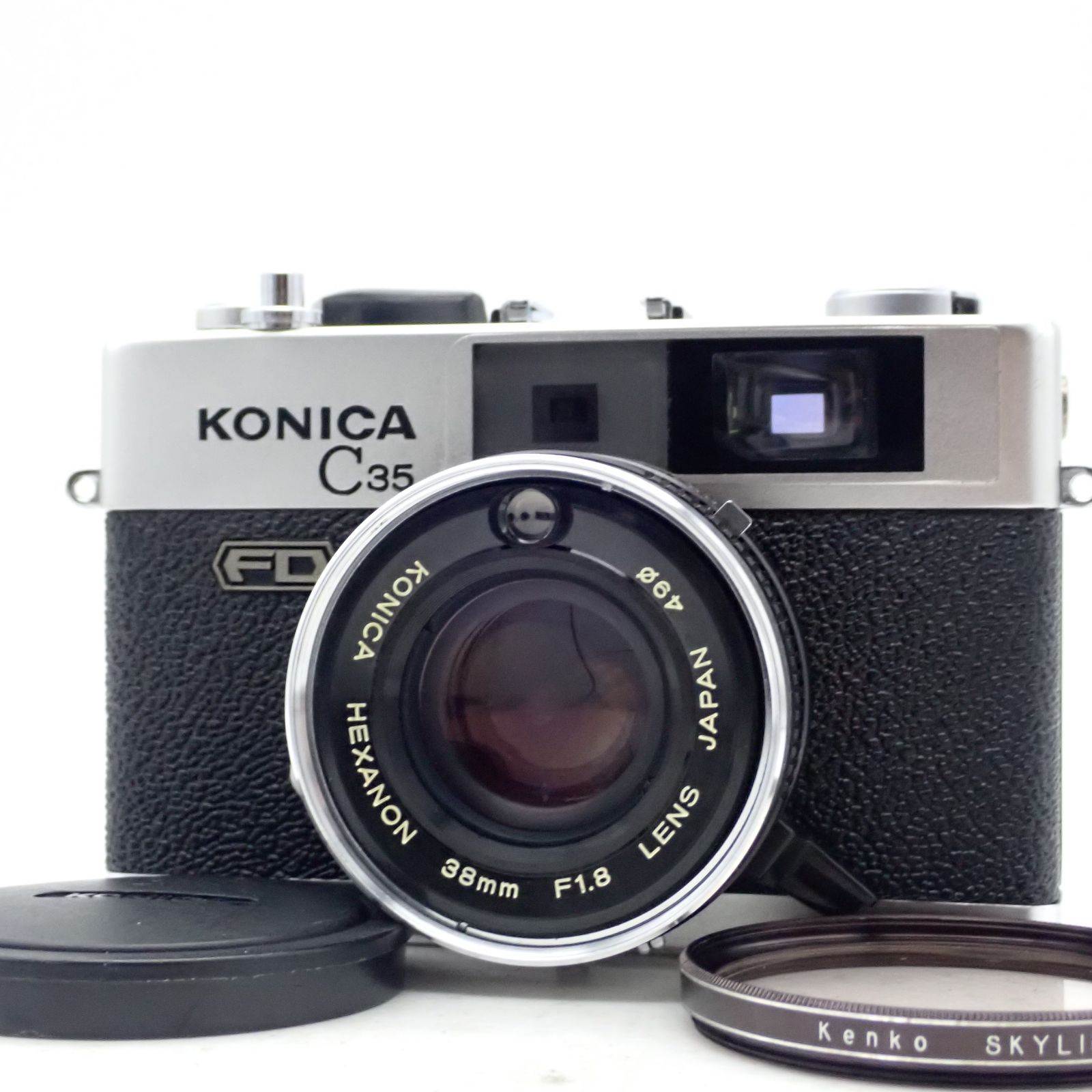良品 KONICA C35 FD HEXANON 38mm f1.8 シリーズ最終モデル レンジ
