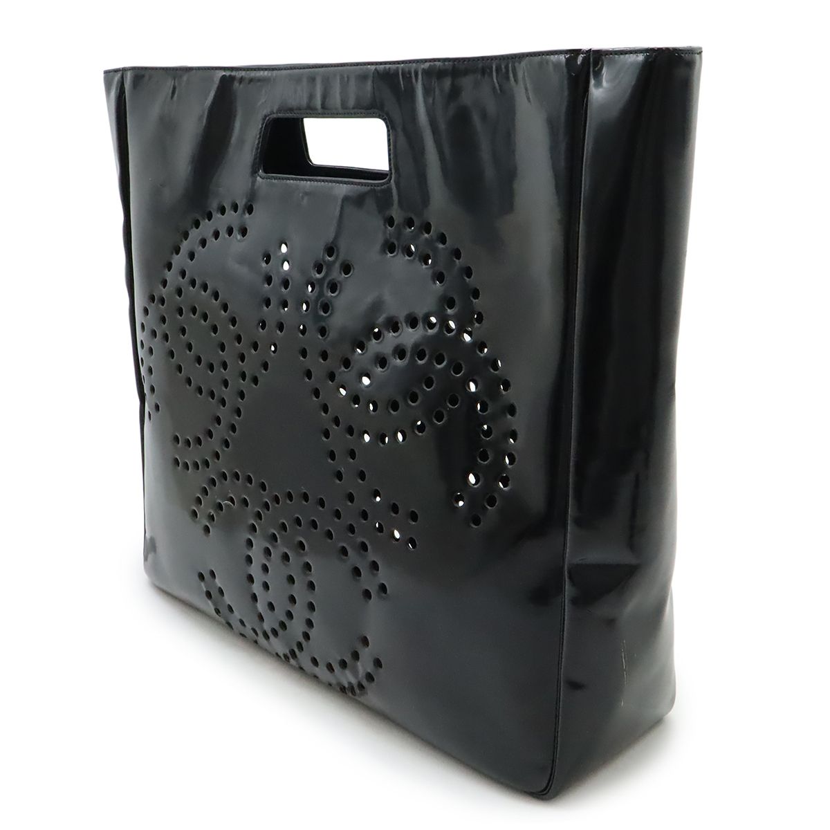 CHANEL シャネル トリプルココ パンチング ココマーク トートバッグ