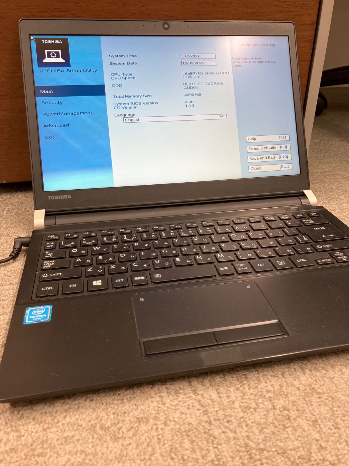 dynabook P 1 R 3 JP EB ノートPC