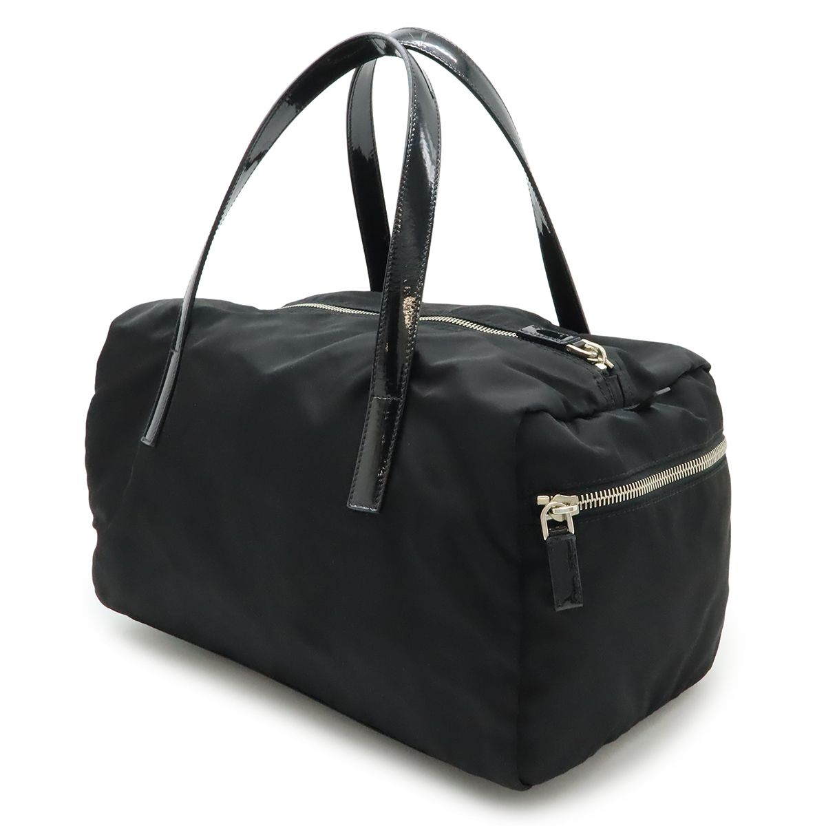 PRADA プラダ トライアングルロゴ ハンドバッグ ミニボストンバッグ