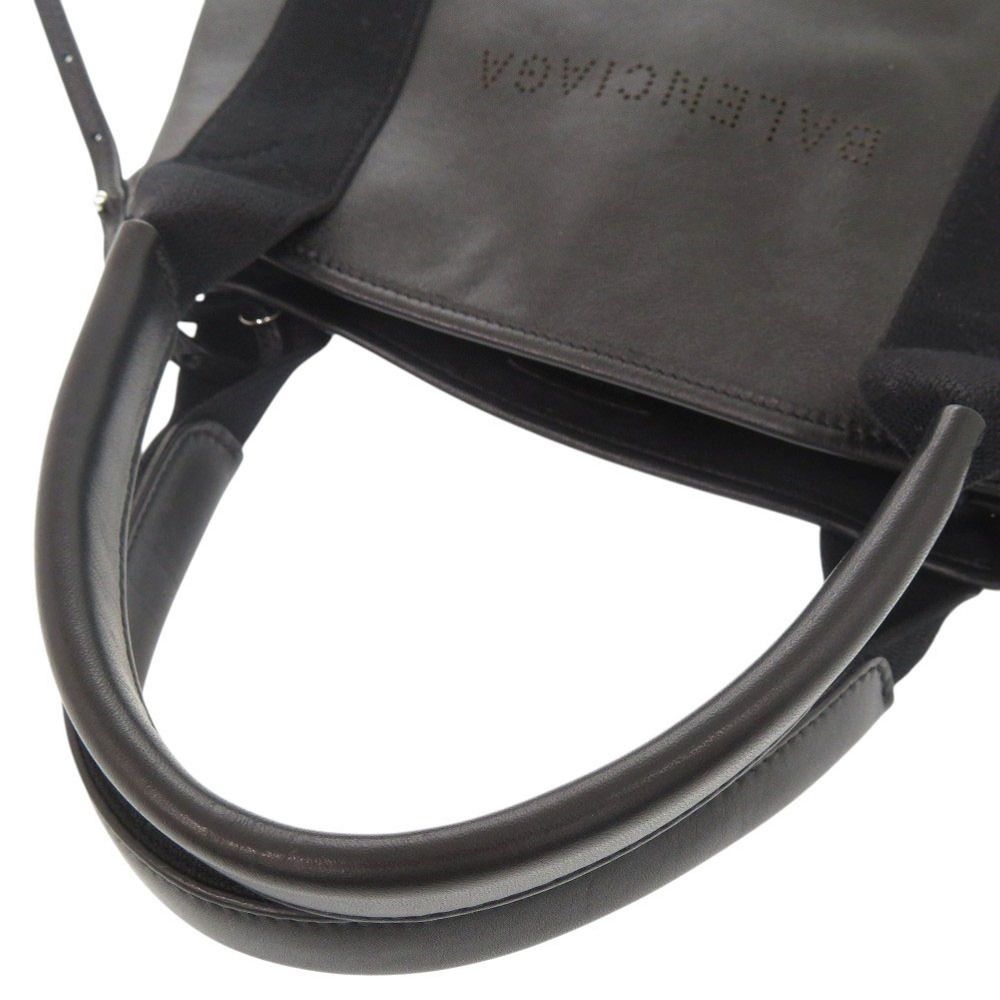 美品 バレンシアガ ネイビーカバスXS レザー ブラック 2WAY