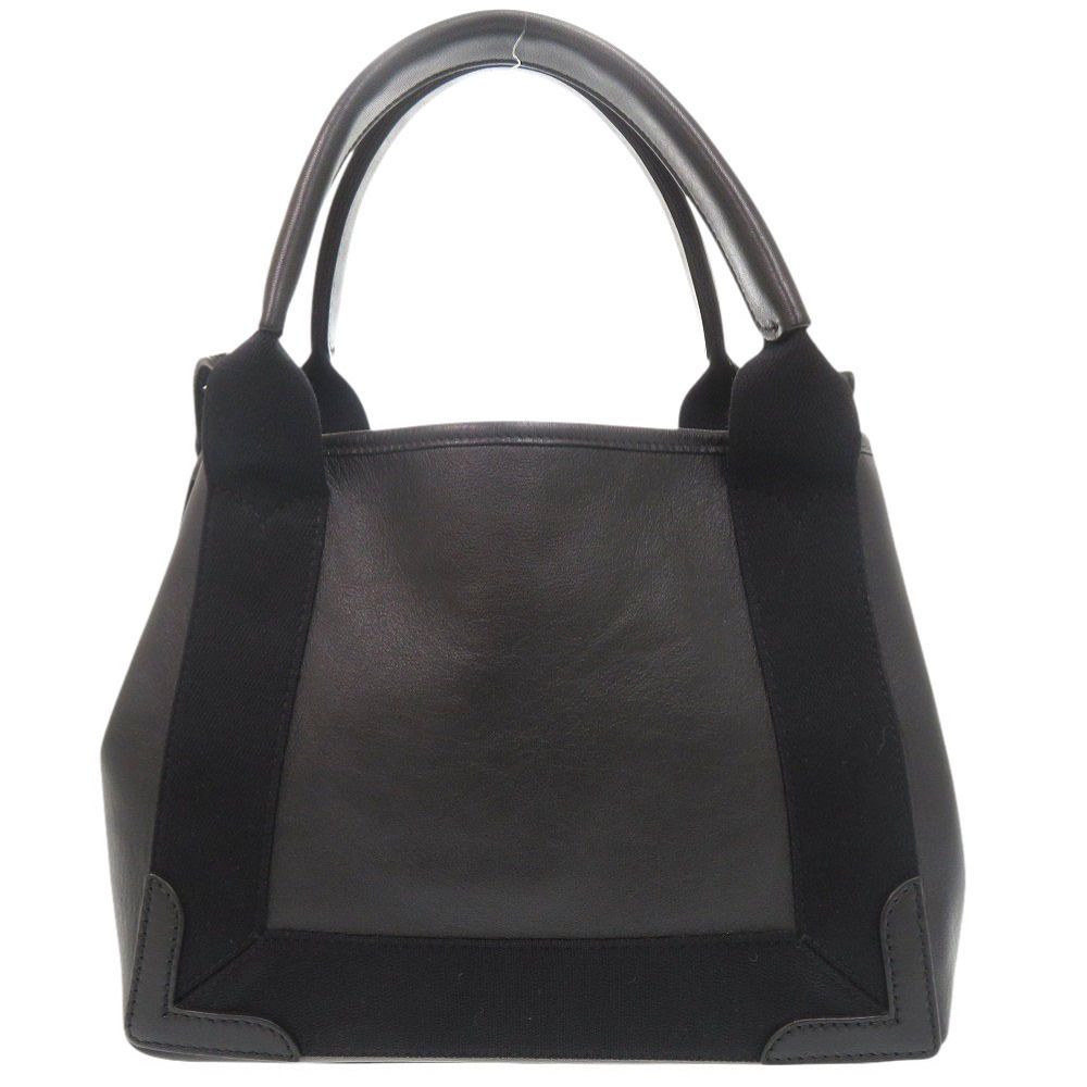 未使用級 バレンシアガ カバス XS 2way ハンドバッグ ショルダー 美品 バレンシアガ ネイビーカバスXS レザー ブラック 2WAY