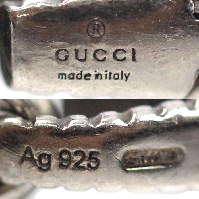 GUCCI グッチ シルバー925 アラベスク インターロッキングG ネックレス