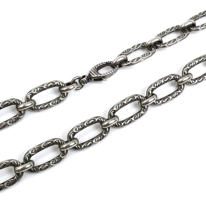 GUCCI グッチ シルバー925 アラベスク インターロッキングG ネックレス