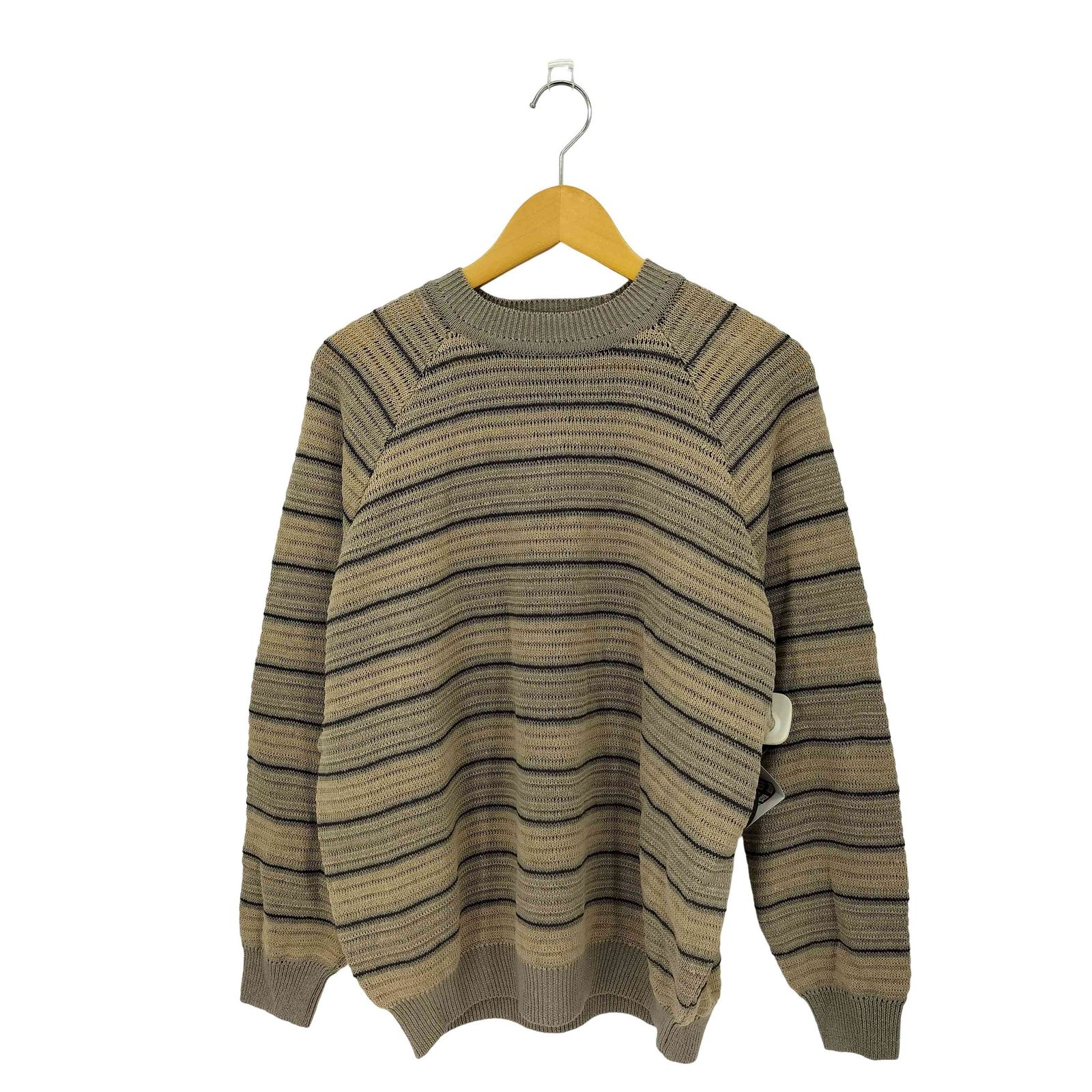 BY GLADHAND(バイグラッドハンド) Voyage L/S Raglan Sweater ボヤージュ ラグランスリーブ 3D リネンニット セーター メンズ  L【中古】【ブランド古着バズストア】 バイグラッドハンド BY GLADHAND VOYAGE L/S RAGLAN SWEATER