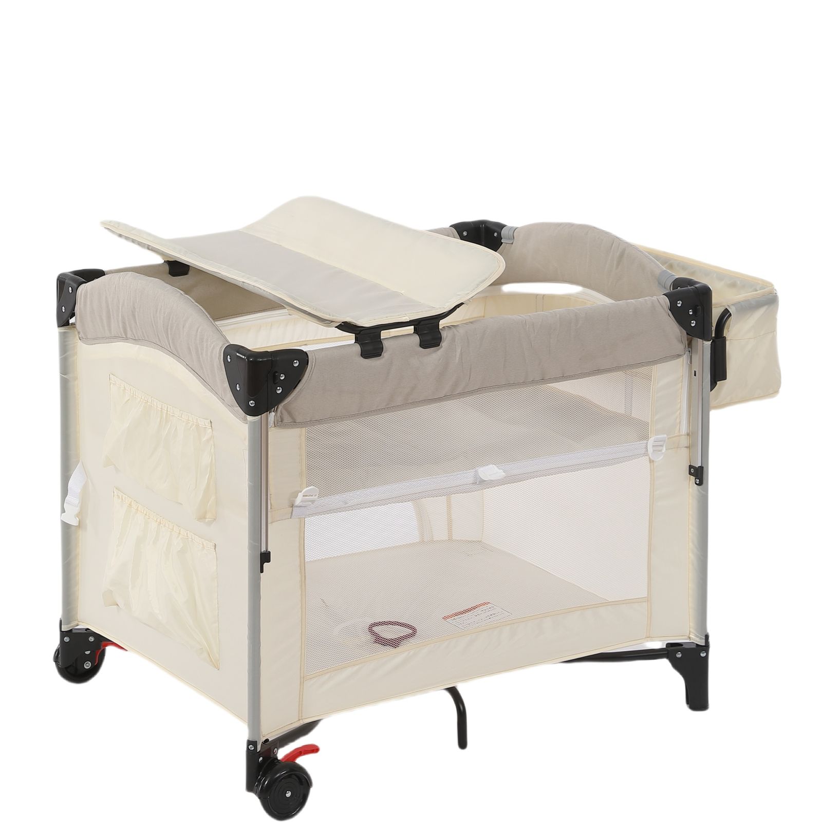 ベビーベッド ベビーサークル 折りたたみ 添い寝ベッド おむつ替え