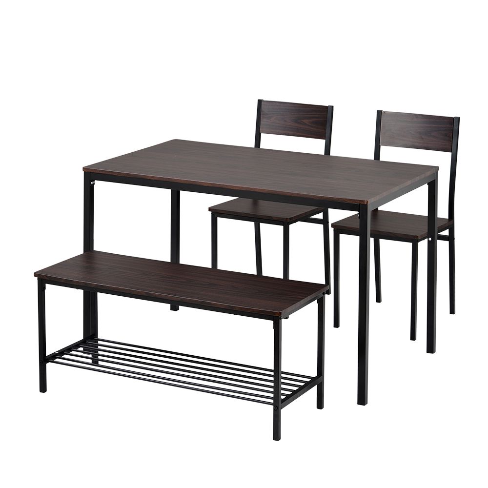 【ブラウン】ダイニングテーブル4点セット木製食卓テーブル 4人掛け北欧 シンプル ブラウン】ダイニングテーブル4点セット木製食卓テーブル 4人掛け北欧