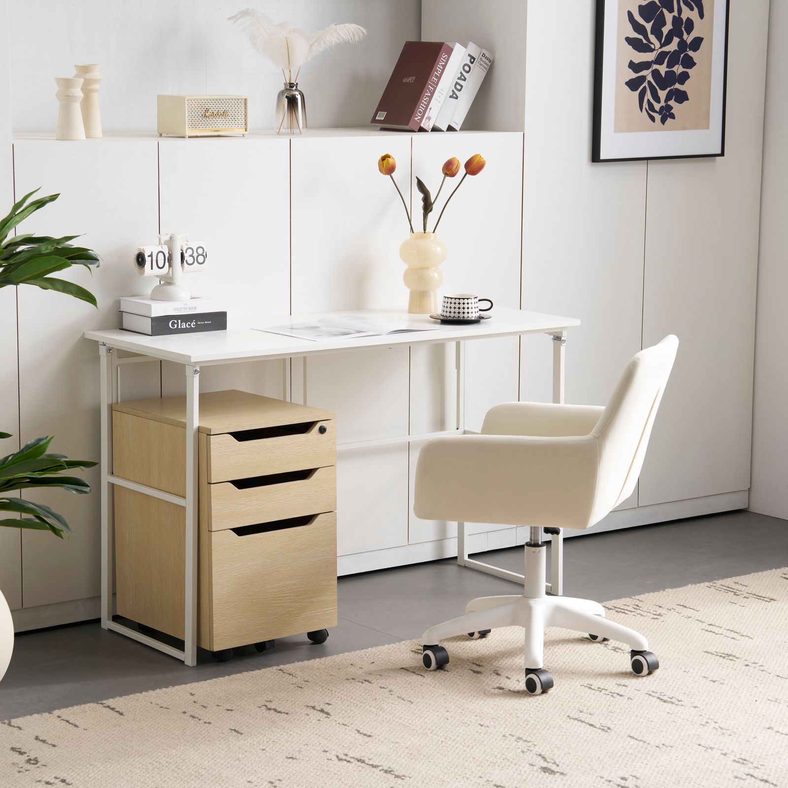 パソコンデスク シンプルワークデスク ゲーミングテーブル 幅120cm PC