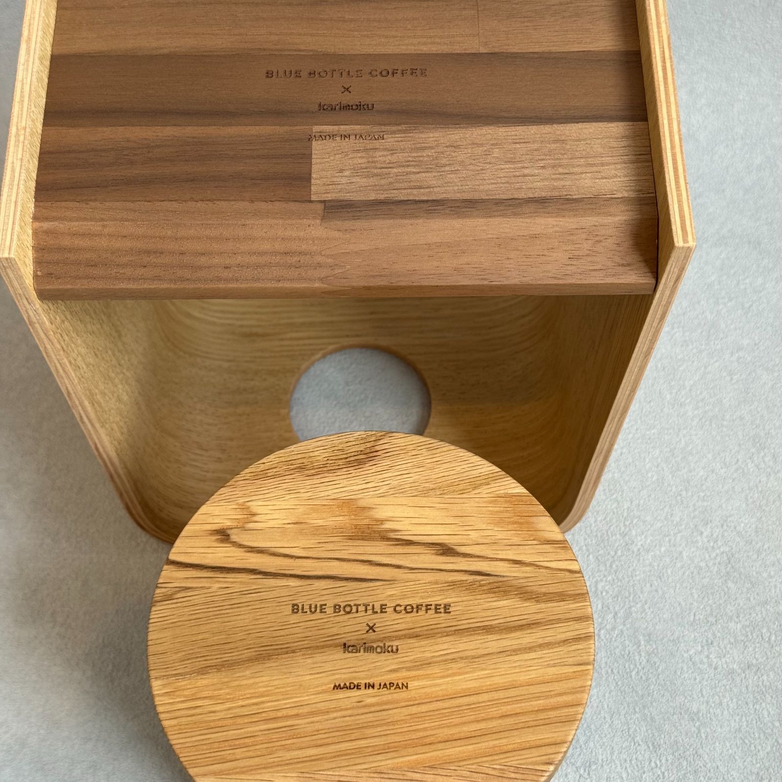 新品 BLUE BOTTLE × KARIMOKU ドリッパースタンド & フィルターケース