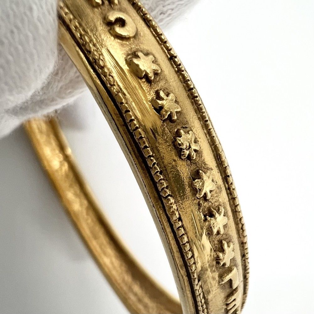 シャネル バングル レディース 4連 ロゴ アクセサリー ヴィンテージ