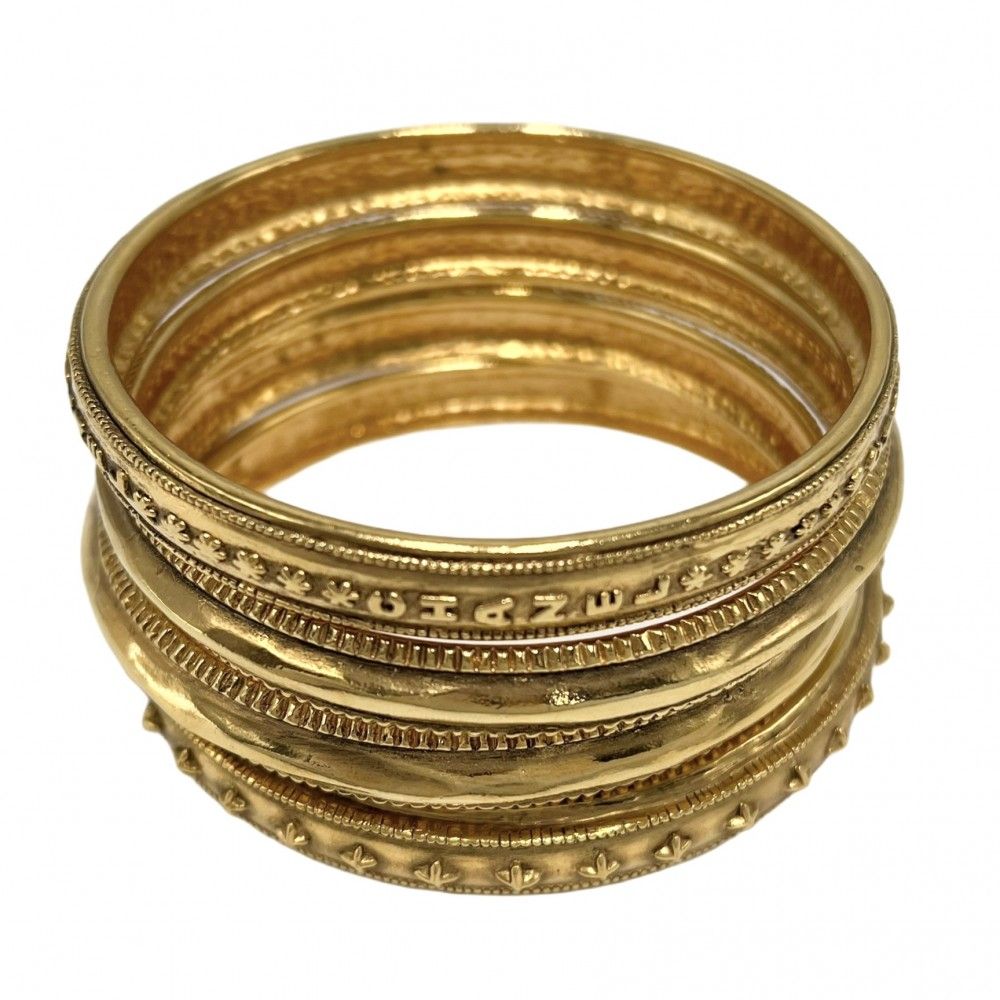 シャネル バングル レディース 4連 ロゴ アクセサリー ヴィンテージ