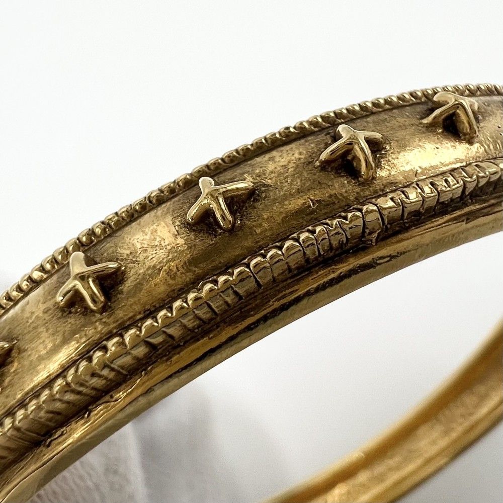 シャネル バングル レディース 4連 ロゴ アクセサリー ヴィンテージ