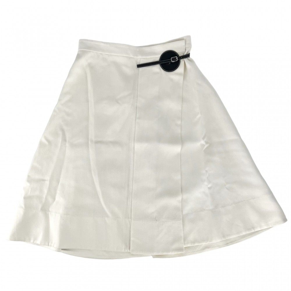 美品 CELINE セリーヌ スカートのみ　40 セリーヌ スカート レディース ラップスカート フレアスカート