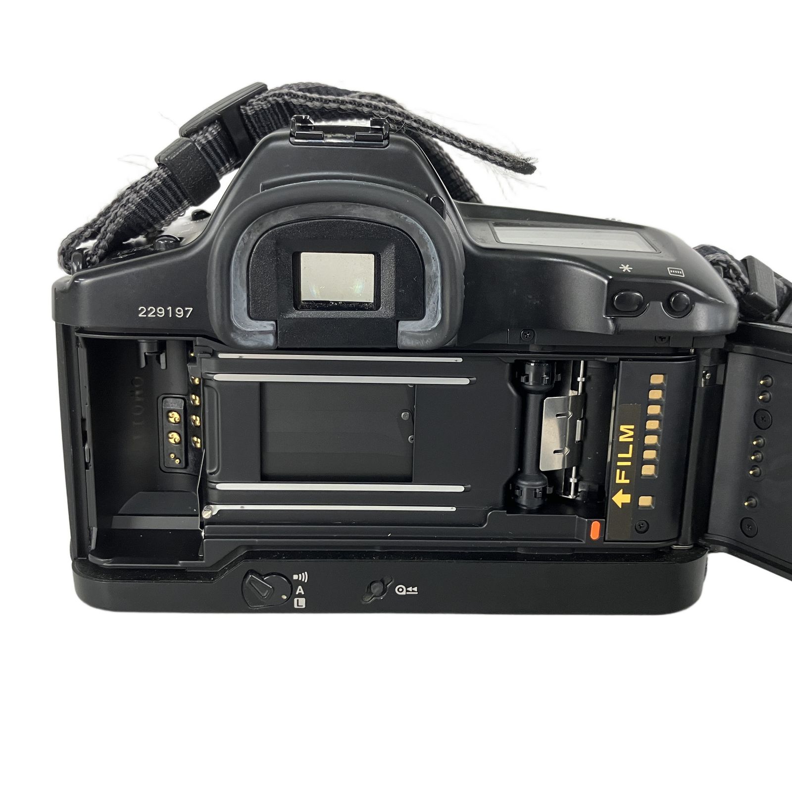 動作品　Canon EOS-1N ボディ Canon EOS-1N フィルムカメラ ボディ Power Drive Booster E1 付き