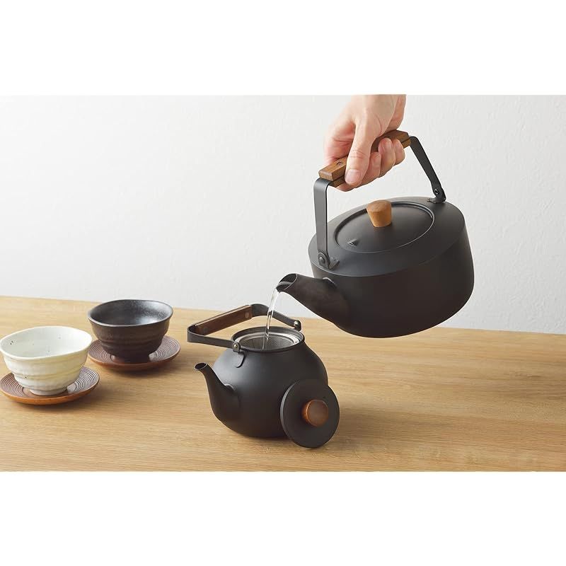  茶き ケトル 小 1.5 L IH対応 くろいろケトル CHA-11 キッチン 住宅設備