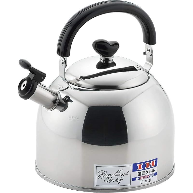 シェフ 笛吹ケトル 4.0 L IH対応 EX-140 ステンレス 0