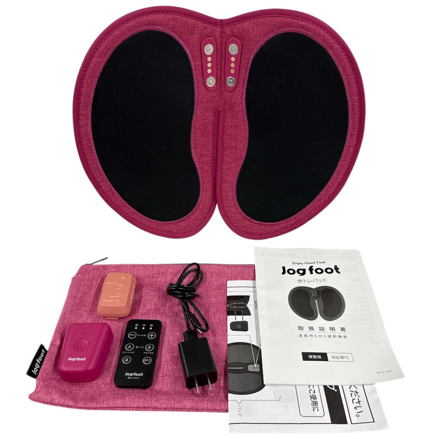 CH19 Jogfoot ジョグフット 歩トレパッド EGF-20 家庭用EMS運動機器