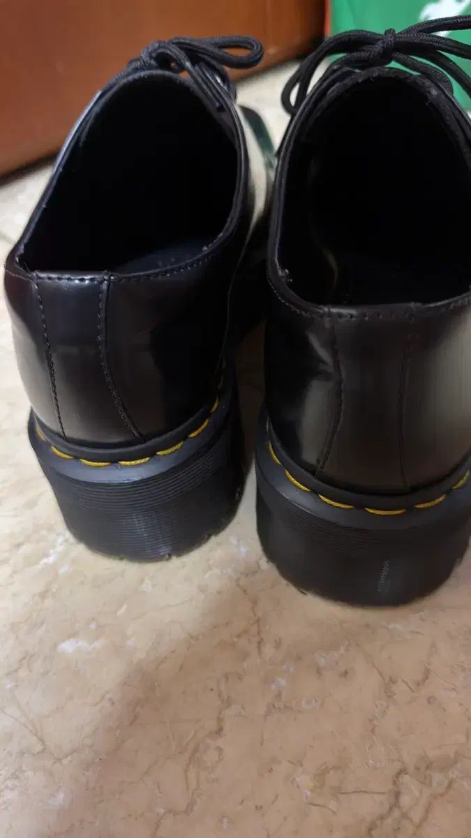  DR MARTENS 1461 クアッド Starship Square スタシ ブラック ローファー ブーツ 革靴