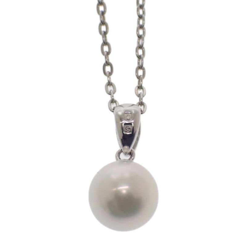 ミキモト MIKIMOTO パールペンダント ネックレス シルバー925 アコヤ