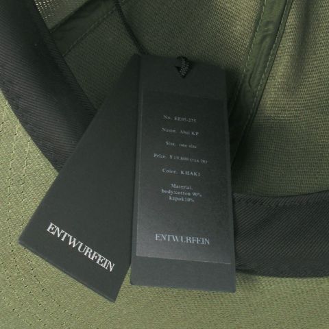 エントワフェイン ENTWURFEIN ABEL KP キャップ BBキャップ 帽子